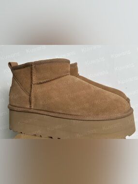 Women's Suede Ultra mini platform boots